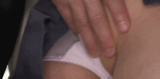 [Erotic GIF] The tense moment when the molester's demonic hand approaches The reaction of girls who realize that they have been touched Vol.3