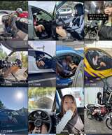 A beautiful girl gets in and out of the car in a miniskirt, squats down and explains 100 million views (10 million ~ 70 million yen income)!