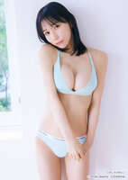 [Image] Idol with a perfect body, shocking first swimsuit gravure debut wwwwwww yosugalMirai Kurosaka shows off her hidden big breasts for the first time at "Yan Maga"!!