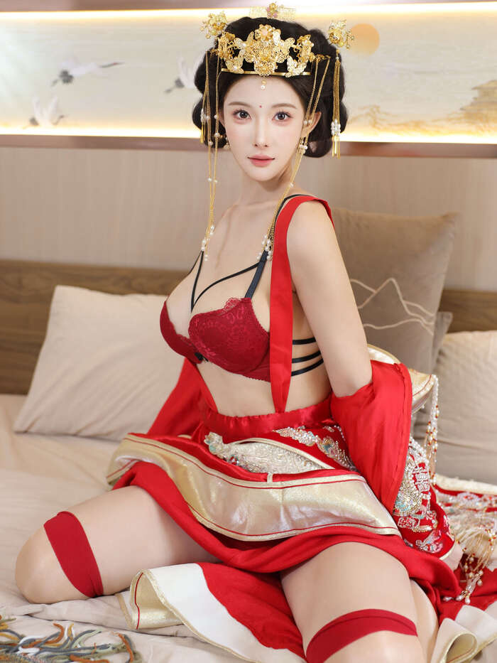 XiuRen秀人网 Uncensored Li Shuang Er 梨霜儿 - R18 秀人网模特 秀禾服 Part02 (57P) 14th image