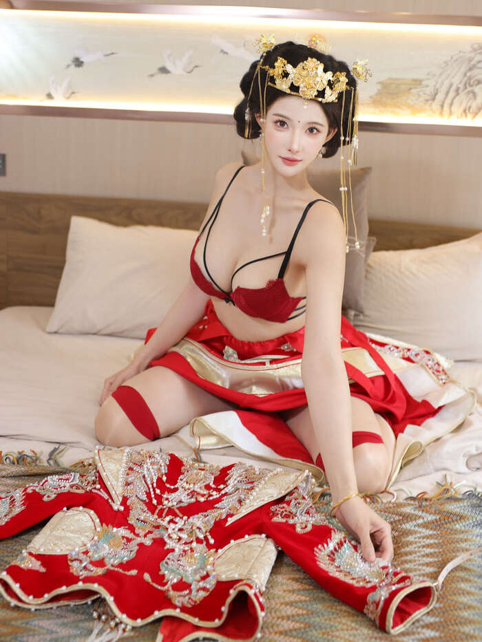 XiuRen秀人网 Uncensored Li Shuang Er 梨霜儿 - R18 秀人网模特 秀禾服 Part02 (57P) 16th image