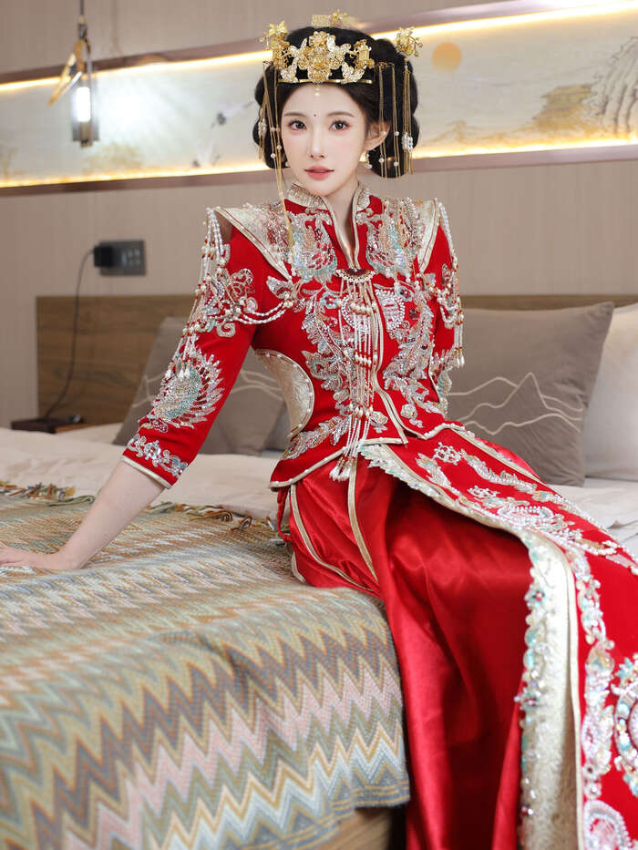 XiuRen秀人网 Uncensored Li Shuang Er 梨霜儿 - R18 秀人网模特 秀禾服 Part02 (57P) 22th image