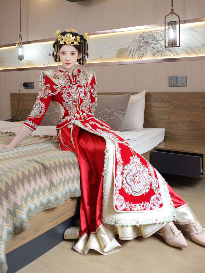 XiuRen秀人网 Uncensored Li Shuang Er 梨霜儿 - R18 秀人网模特 秀禾服 Part02 (57P) 28th image