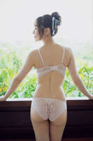 [Image] Former NGT48 Saaya Kawagoe shocks and exposes the crack of her buttocks wwwwww1st sheer lingerie cut from the photo book!!
