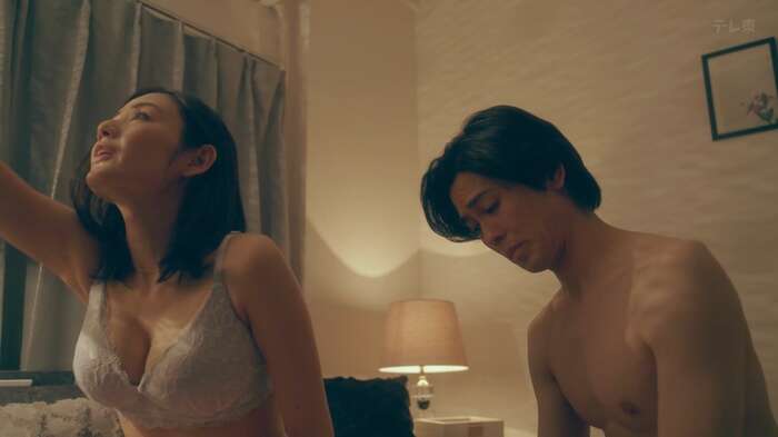Drama Is This Love a Mistake Moemi Katayama's Big Breasts Bra Wet Spot 4th image