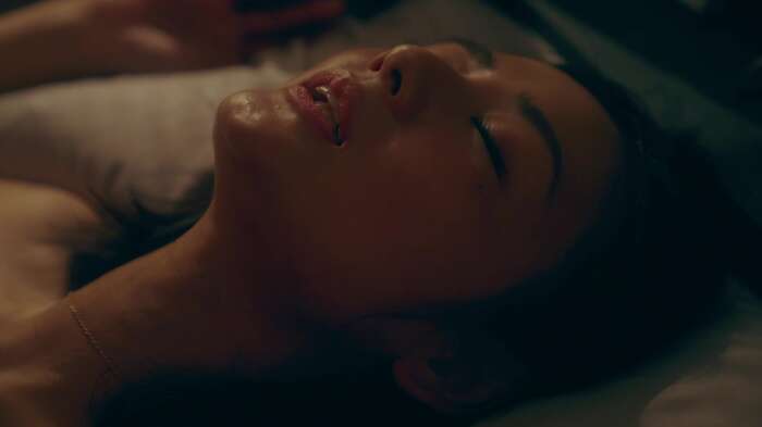 Drama Is This Love a Mistake Moemi Katayama's Big Breasts Bra Wet Spot 5th image