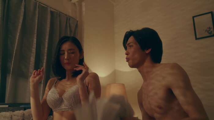 Drama Is This Love a Mistake Moemi Katayama's Big Breasts Bra Wet Spot 7th image