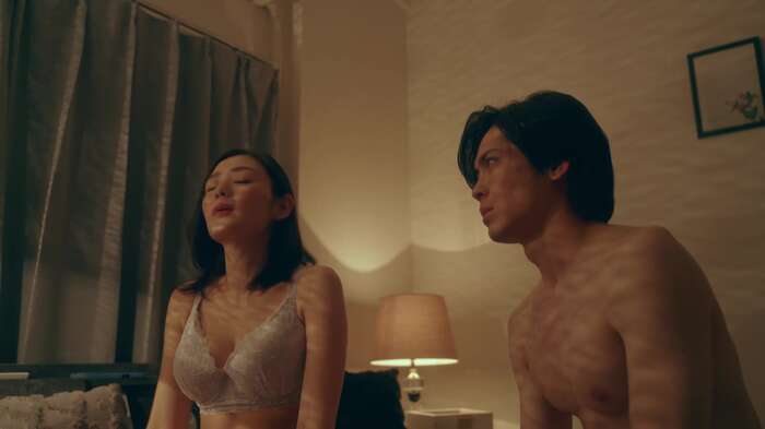 Drama Is This Love a Mistake Moemi Katayama's Big Breasts Bra Wet Spot 8th image