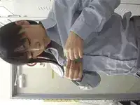 更衣室エロGIF画像86枚 制服少女の着替え盗撮や銭湯の脱衣所など無防備な裸体集めてみた 80th image