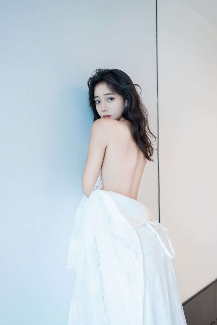 XR Uncensored Shi An An Shi An An - R18 Xiu Ren Network Model White Lace Long Skirt VS No Liner Shredded Meat Part01 (48P) 36th image