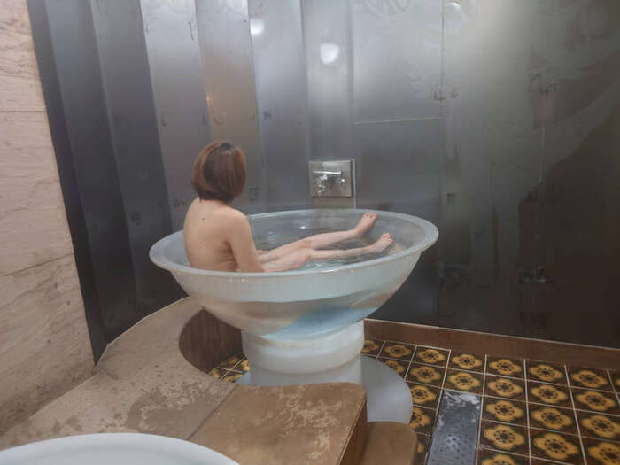 Nude erotic images in a love hotel 28th image