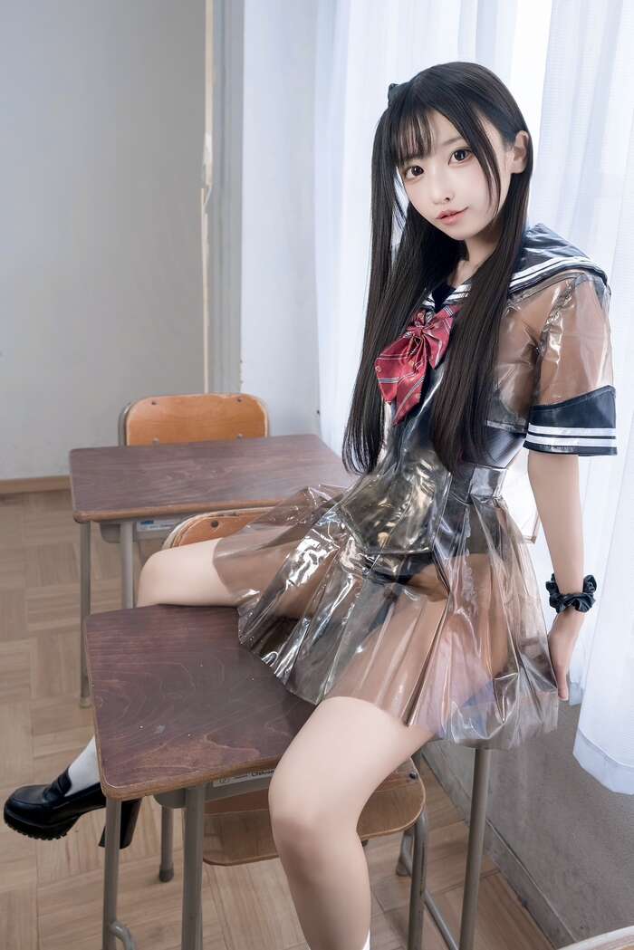 The amount of sperm when dressed in an erotic arranged sailor suit is abnormal! Uniform Cosplay Image Vol.3 34th image