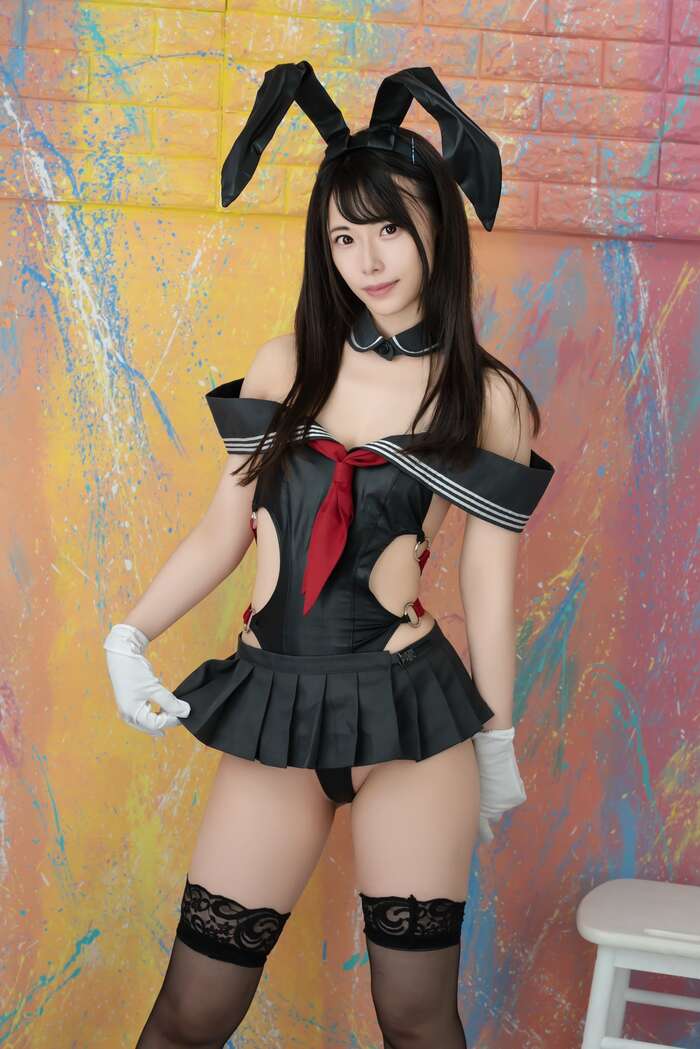 The amount of sperm when dressed in an erotic arranged sailor suit is abnormal! Uniform Cosplay Image Vol.3 9th image