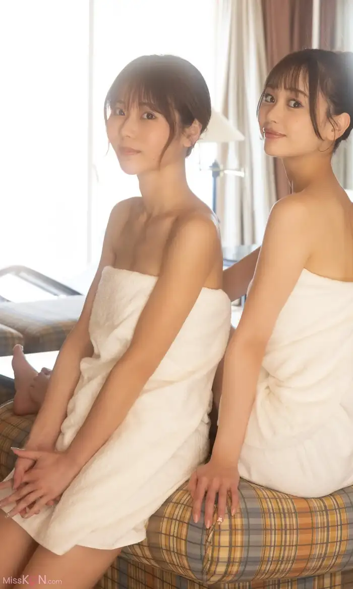 Kasumi Hasegawa (長谷川かすみ) & Yui Ito (伊藤優衣) & Yuki Mizuhara (水原ゆき):【デジタル限定】『俺達のあざす。』写真集「会社の同僚3人と社員研修で温泉旅館に来た結果」 (週プレ PHOTO BOOK) (82 photos) 14th image