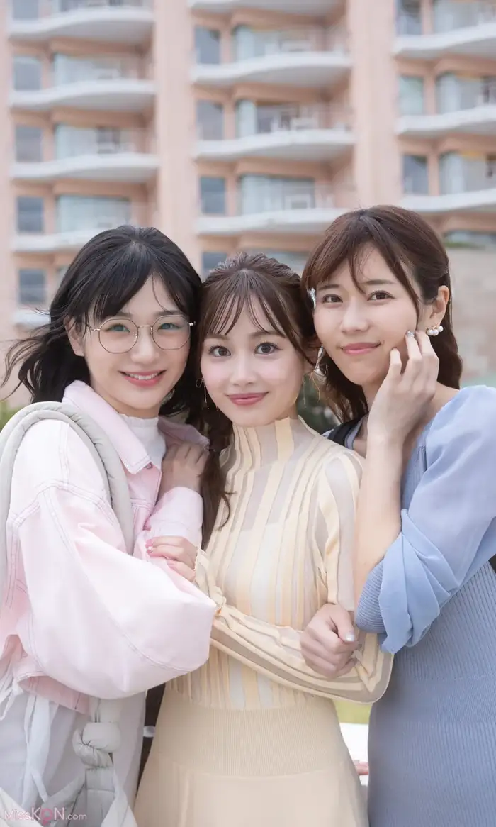 Kasumi Hasegawa (長谷川かすみ) & Yui Ito (伊藤優衣) & Yuki Mizuhara (水原ゆき):【デジタル限定】『俺達のあざす。』写真集「会社の同僚3人と社員研修で温泉旅館に来た結果」 (週プレ PHOTO BOOK) (82 photos) 2th image