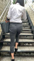 Pants office lady's butt is too erotic image