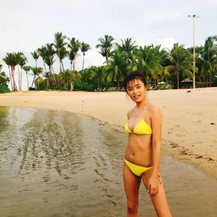 Let's check if Ruriko Kojima is 'too thin' in a swimsuit! ! 14th image