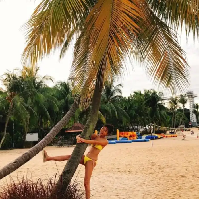 Let's check if Ruriko Kojima is 'too thin' in a swimsuit! ! 16th image