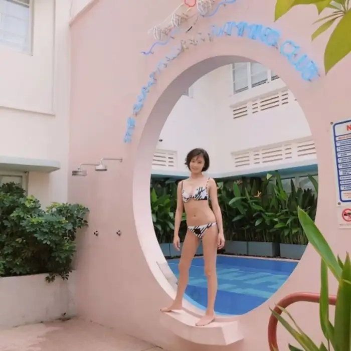 Let's check if Ruriko Kojima is 'too thin' in a swimsuit! ! 18th image