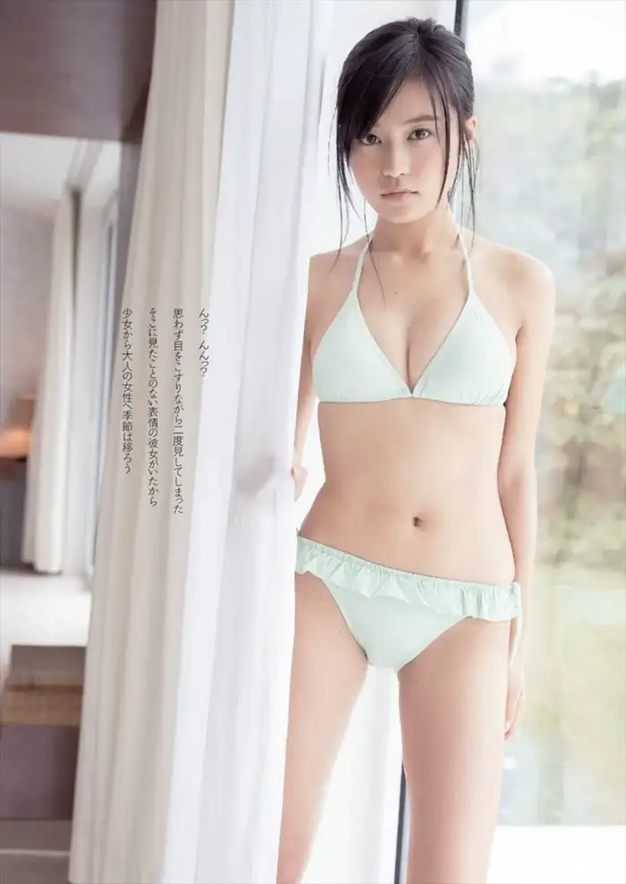 Let's check if Ruriko Kojima is 'too thin' in a swimsuit! ! 56th image