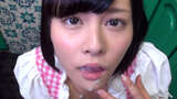 [Chinana Matsuoka 9] A video of Chinana Matsuoka's cute face, deceived by a camera request, forced to give a, and after a facial ejaculation, she even swallows it