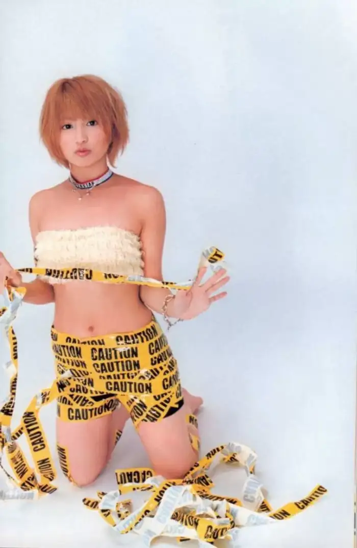 Mari Yaguchi Erotic Images: 99 Photos - The 3rd Generation Morning Musume. Collected Leader's Flat-Chested Swimsuit Gravure 14th image