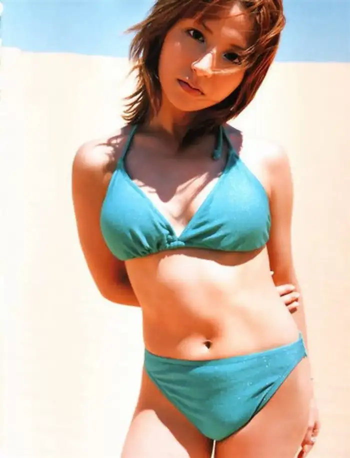 Mari Yaguchi Erotic Images: 99 Photos - The 3rd Generation Morning Musume. Collected Leader's Flat-Chested Swimsuit Gravure 58th image