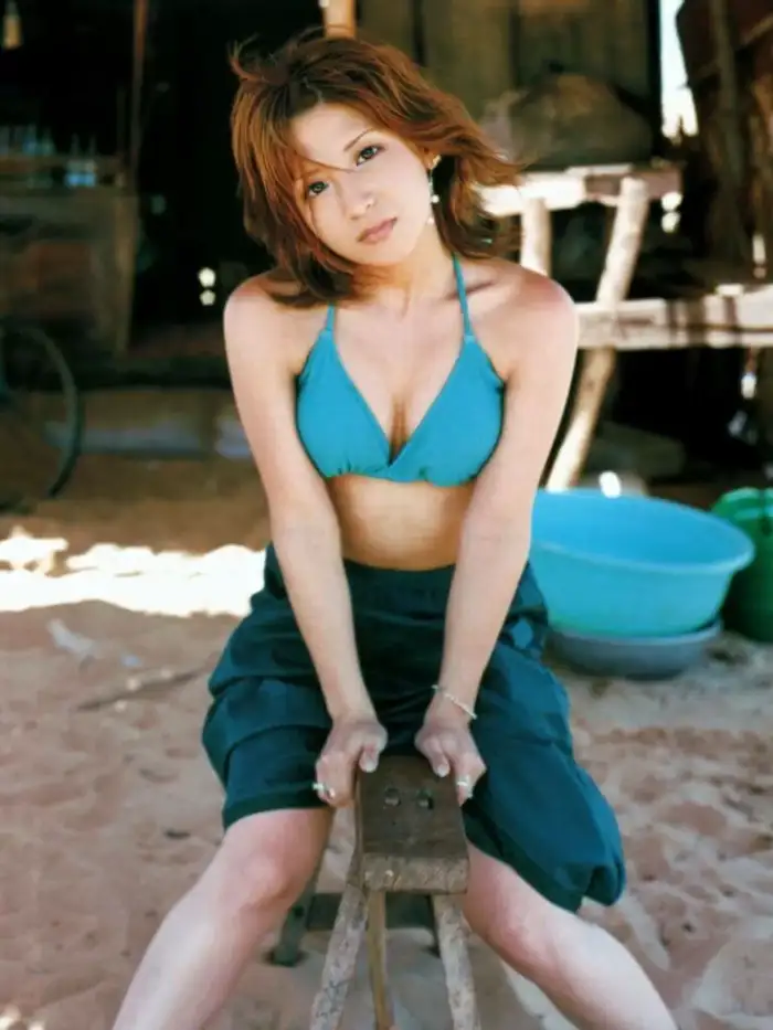 Mari Yaguchi Erotic Images: 99 Photos - The 3rd Generation Morning Musume. Collected Leader's Flat-Chested Swimsuit Gravure 60th image