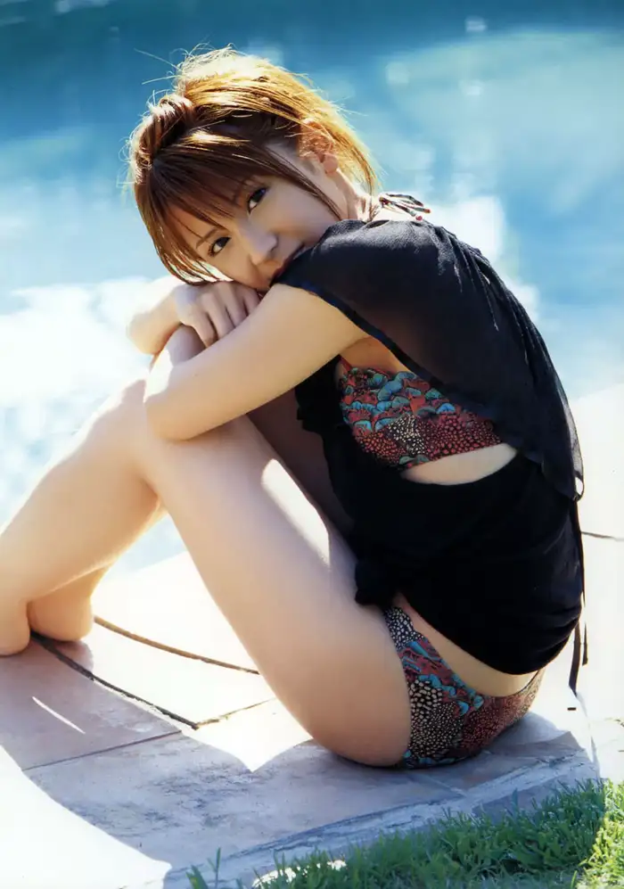 Mari Yaguchi Erotic Images: 99 Photos - The 3rd Generation Morning Musume. Collected Leader's Flat-Chested Swimsuit Gravure 79th image