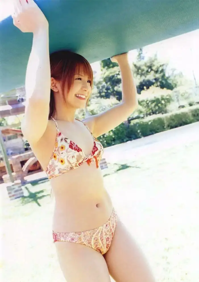 Mari Yaguchi Erotic Images: 99 Photos - The 3rd Generation Morning Musume. Collected Leader's Flat-Chested Swimsuit Gravure 86th image