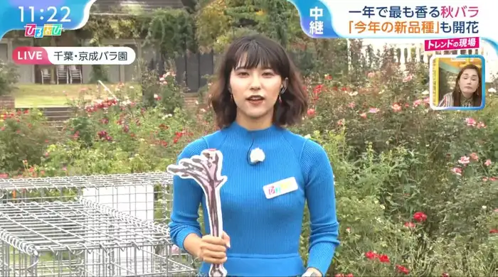 [Image] Hiruobi announcer Nana Mitarai's sharp bra line through knit draws attention 3th image