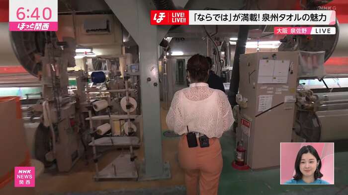 NHK大阪ほっと関西で上岡梨紗アナのパツパツしたお尻が映し出される 3th image