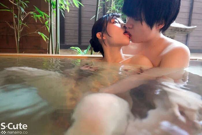 しっぽり温もり合う…温泉セックス画像100枚 82th image