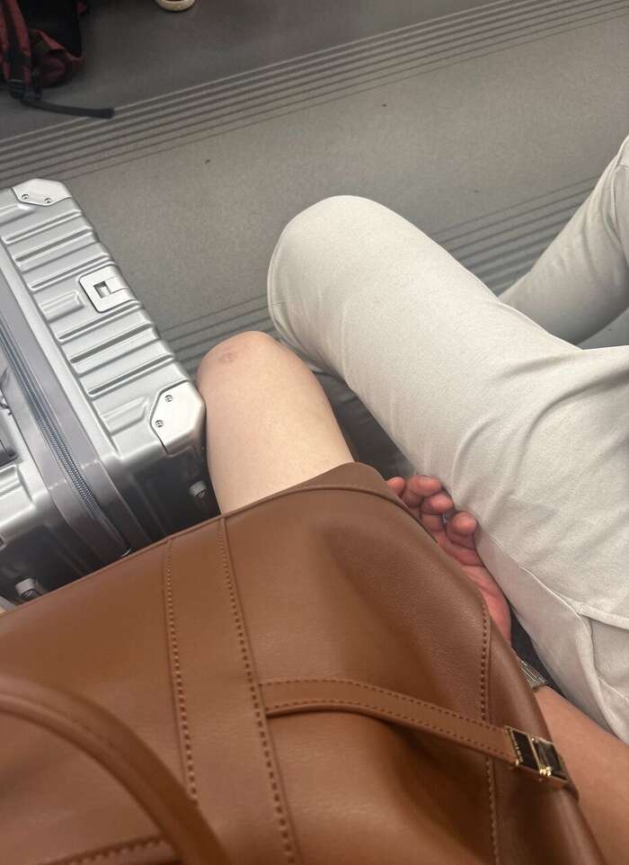 Girl: 'There was a creepy old man on the train.' 2th image
