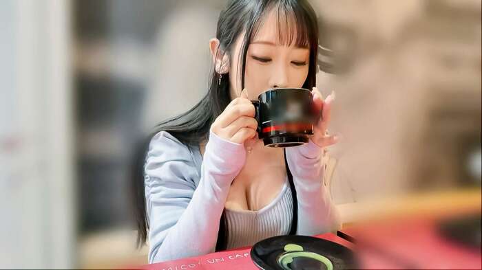 A 27-year-old concept café girl who has already slain 100 people applies online for AV → experiences filming. Actually, she has tattoos, I-cup huge breasts, and a paizuri job... Carnal sex with a shaved 2th image