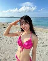 沖玲萌エロ画像50枚 現役JDタレントの巨乳水着グラビア集めてみた