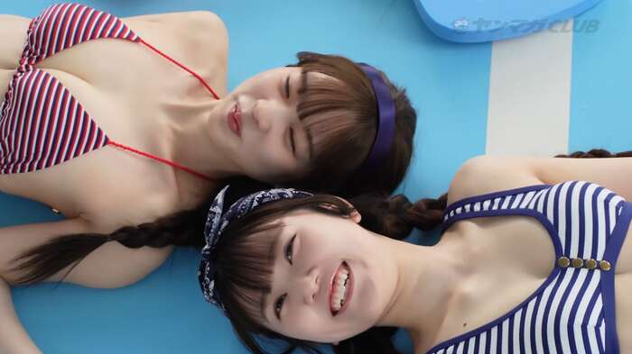 【画像】アイドル界で最注目の新星、初水着グラビアデビューwwww「SEKAIE」立華みくる＆齋藤なな、ヤンマガでエッチなビキニショット解禁！！！ 11th image