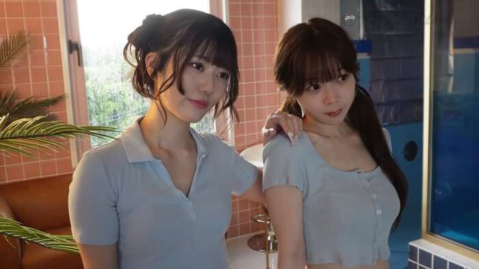 【画像】アイドル界で最注目の新星、初水着グラビアデビューwwww「SEKAIE」立華みくる＆齋藤なな、ヤンマガでエッチなビキニショット解禁！！！ 18th image