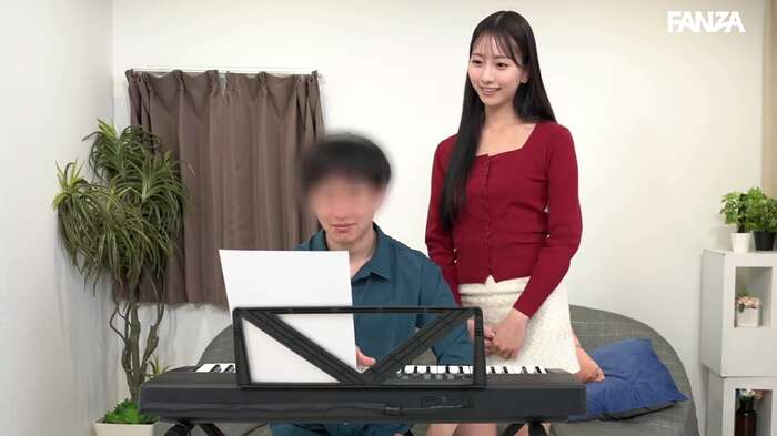 Female piano teacher Sumire touches students' nipples during lessons 7th image