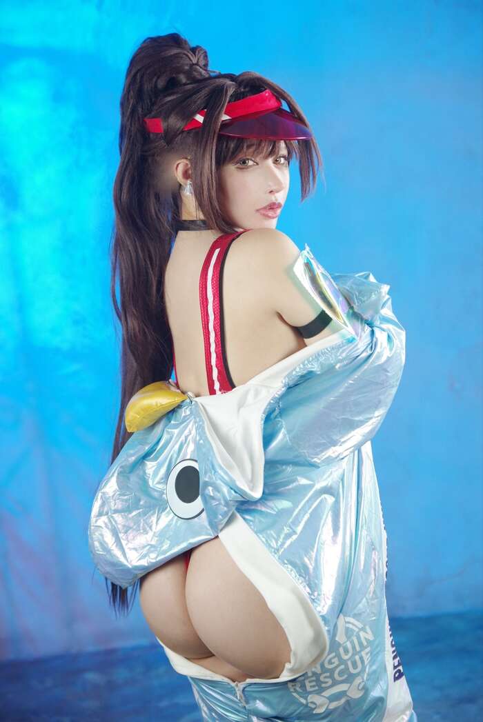'NIKKE' Swimsuit Marchana C108 Images of a Busty Cosplayer Trending at Comiket and Taiwan FF 59th image