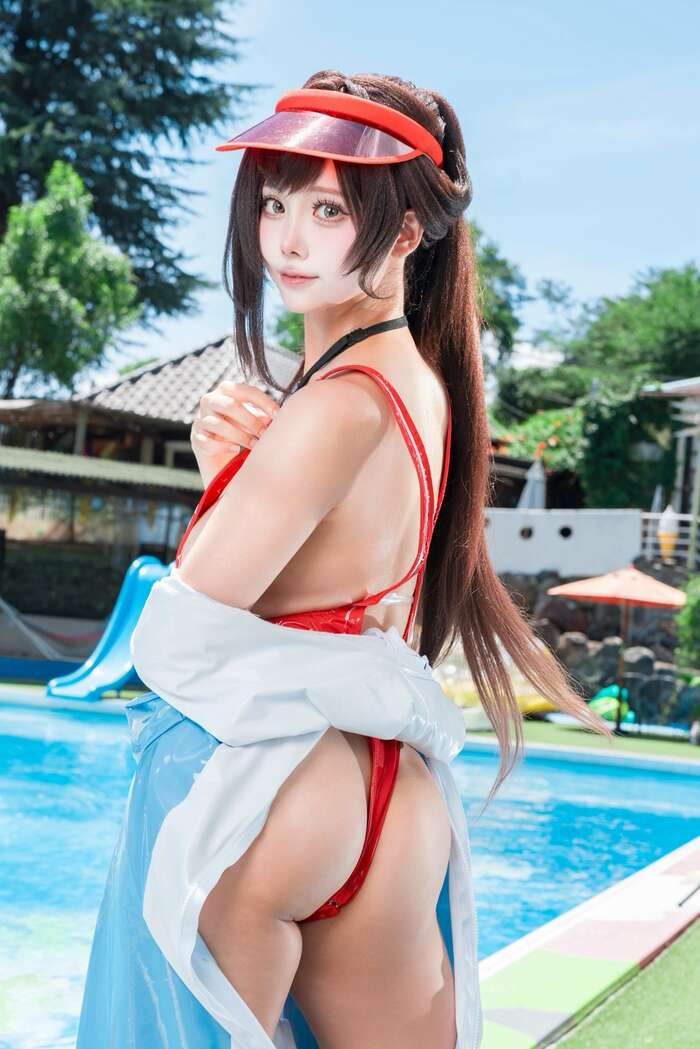 'NIKKE' Swimsuit Marchana C108 Images of a Busty Cosplayer Trending at Comiket and Taiwan FF 84th image