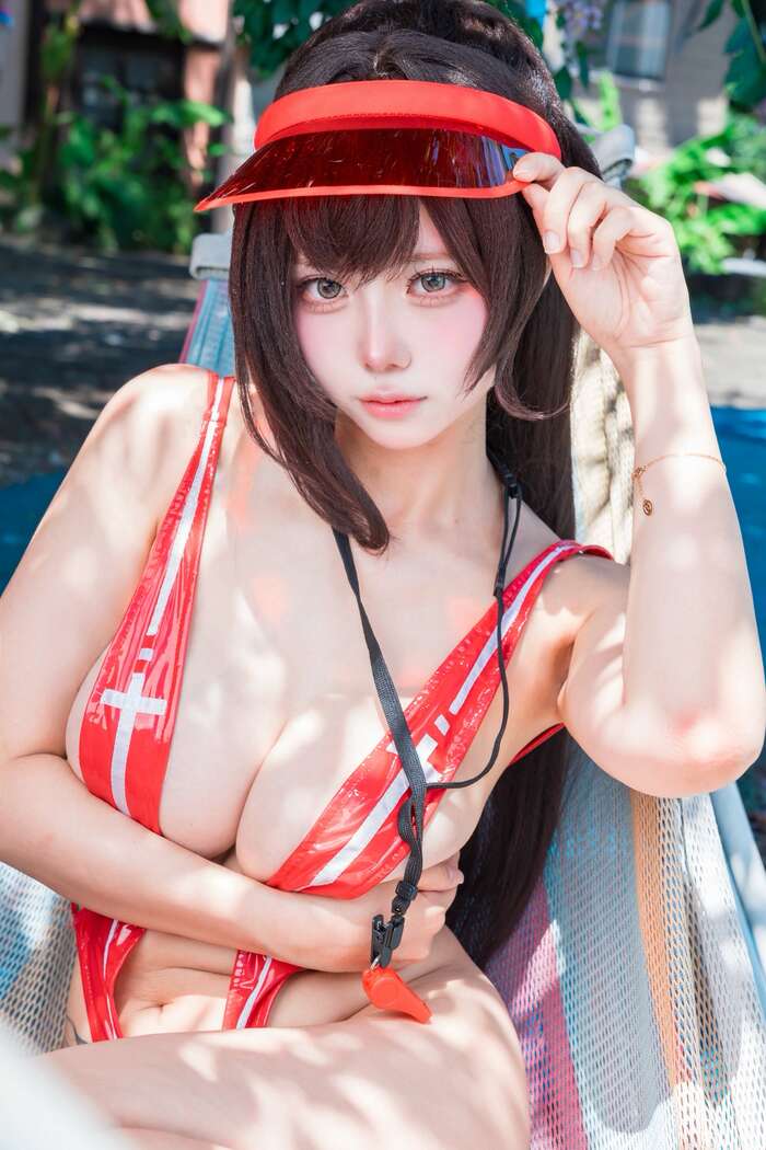 'NIKKE' Swimsuit Marchana C108 Images of a Busty Cosplayer Trending at Comiket and Taiwan FF 86th image